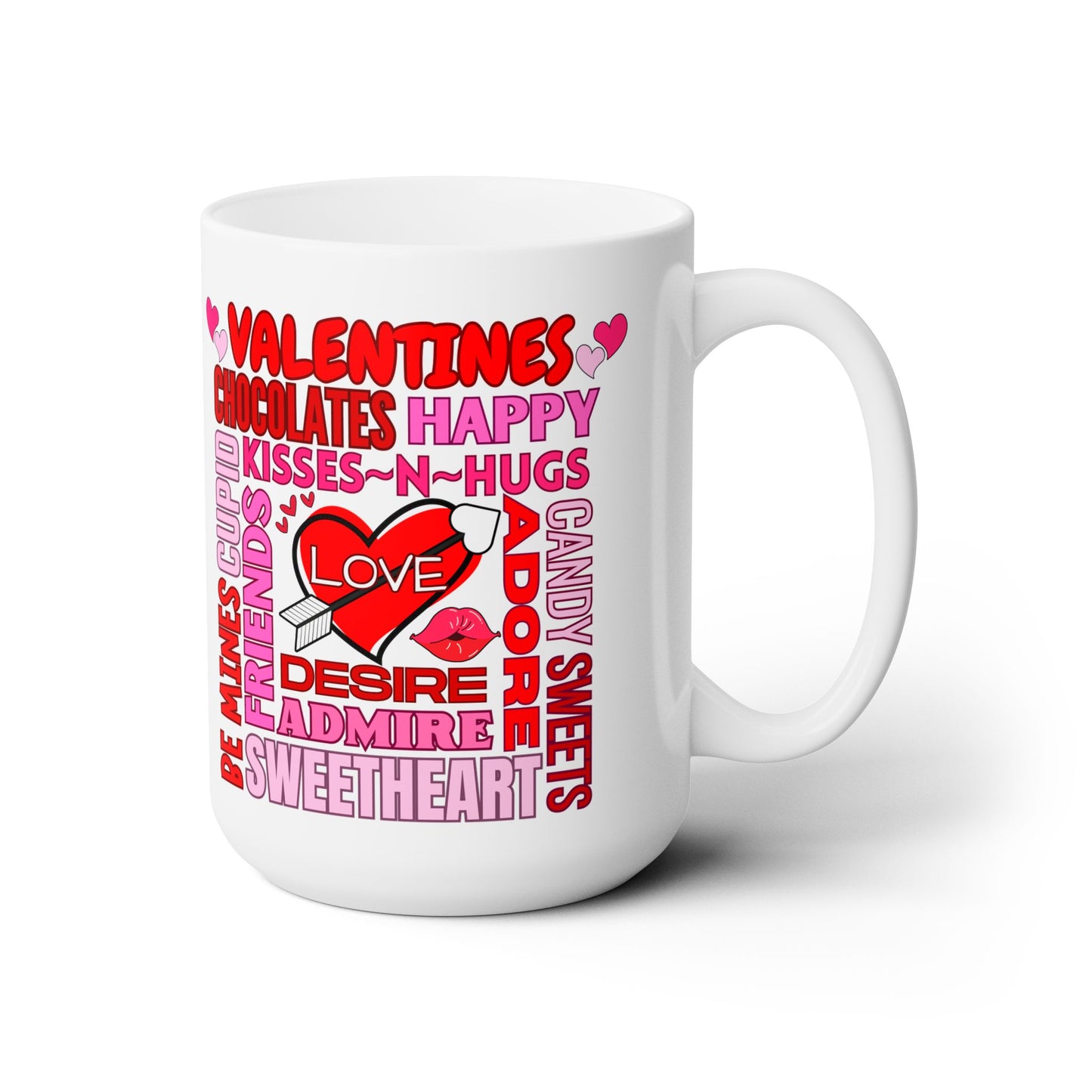 Valentines Ceramic Mug 15oz