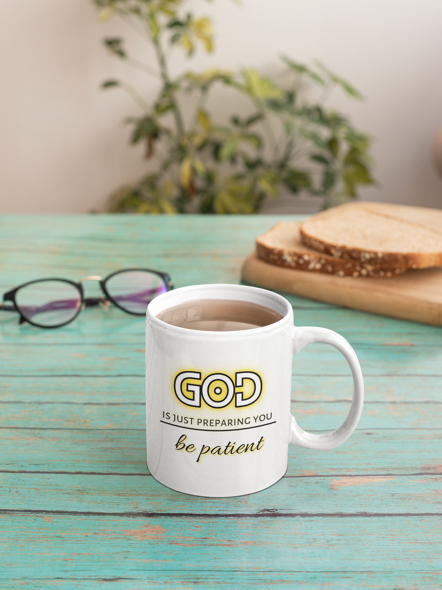 God Is Just Preparing You, Be Patient Ceramic Mug 15oz