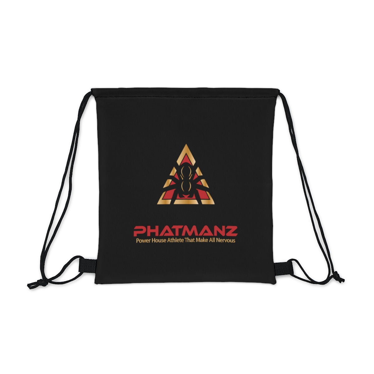 PHATMANZ Outdoor Drawstring Bag Black