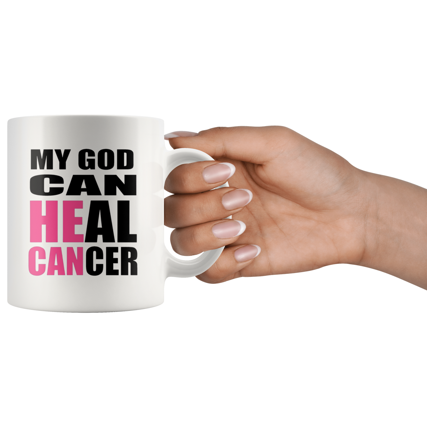 My God Can Heal Cancer Mug