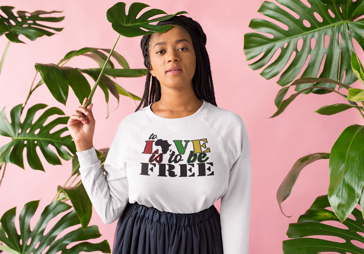 To Love is to Be Free Sweatshirt