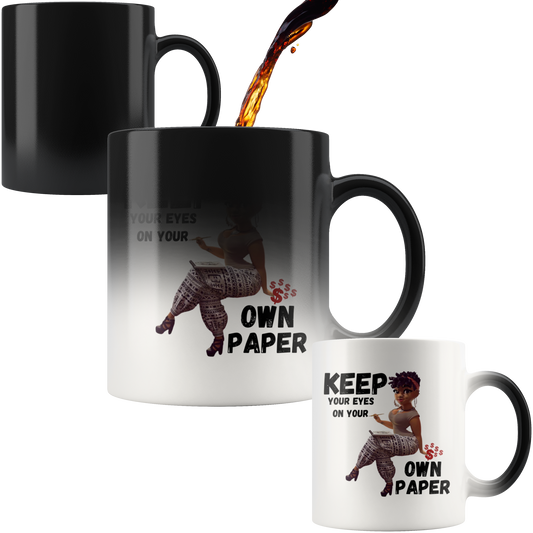 Keep Your Eyes On Your Own Paper Mug