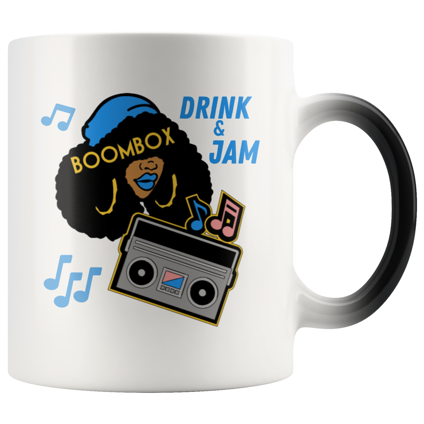 Boombox Girl Mug