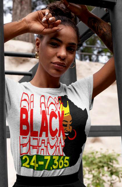 Woman Black History 365 24/7 T-Shirt