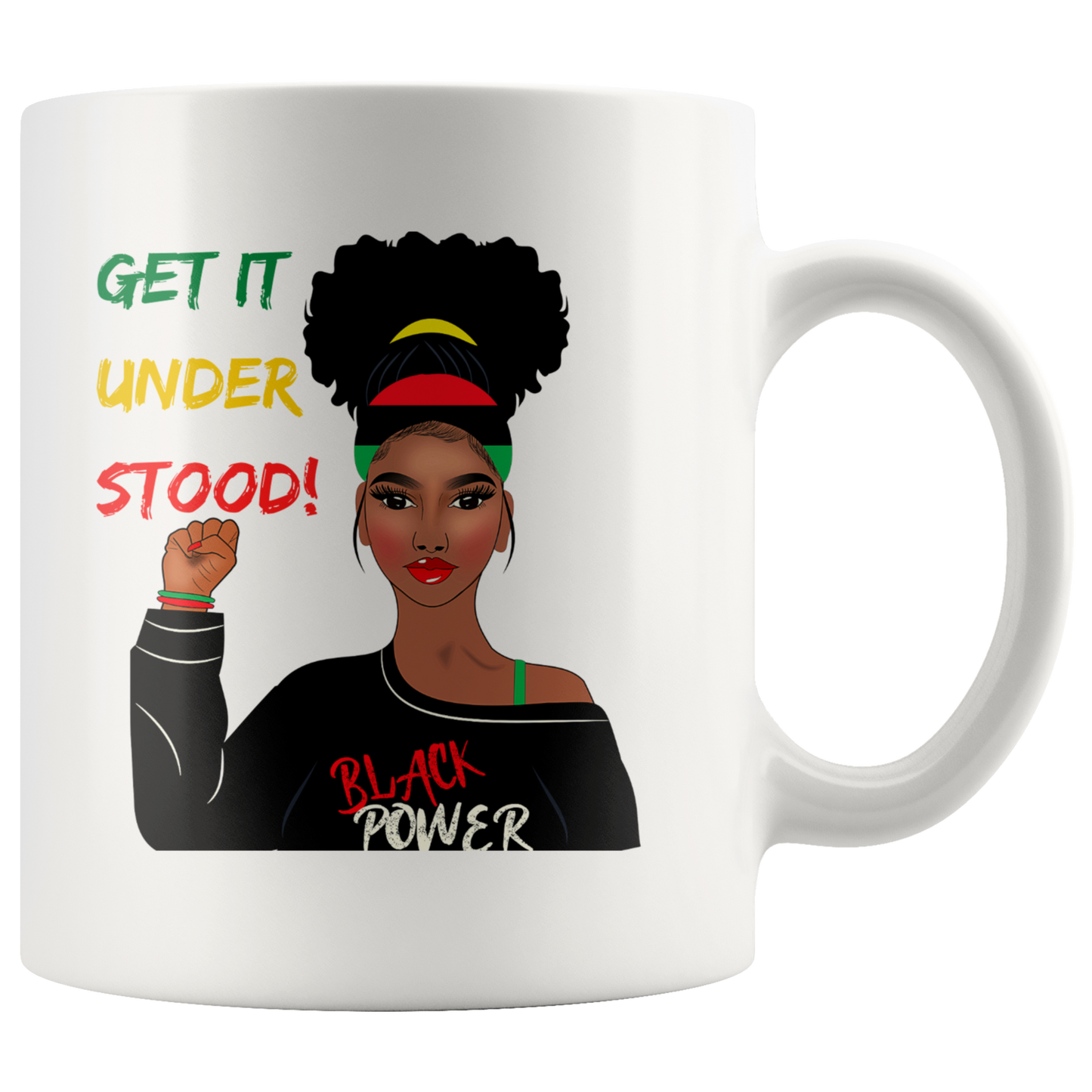 Black Power "Geti it Understood" Mug