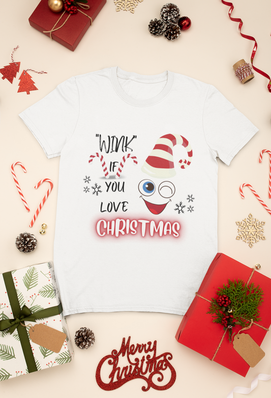 Wink If You Love Christmas Sweatshirt