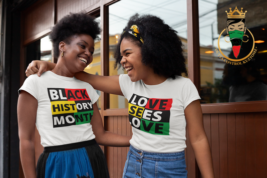 Black History Month Womens T-shirt