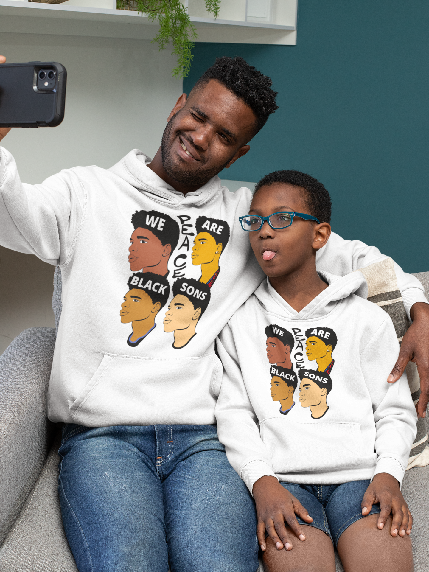 We Are Black Sons Youth Hoodie