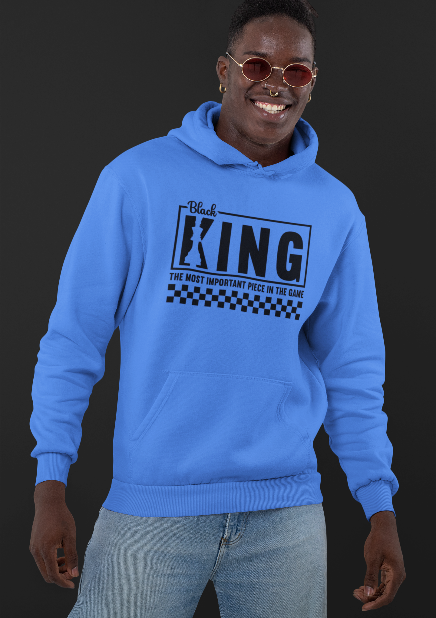 Black King Unisex Hoodie