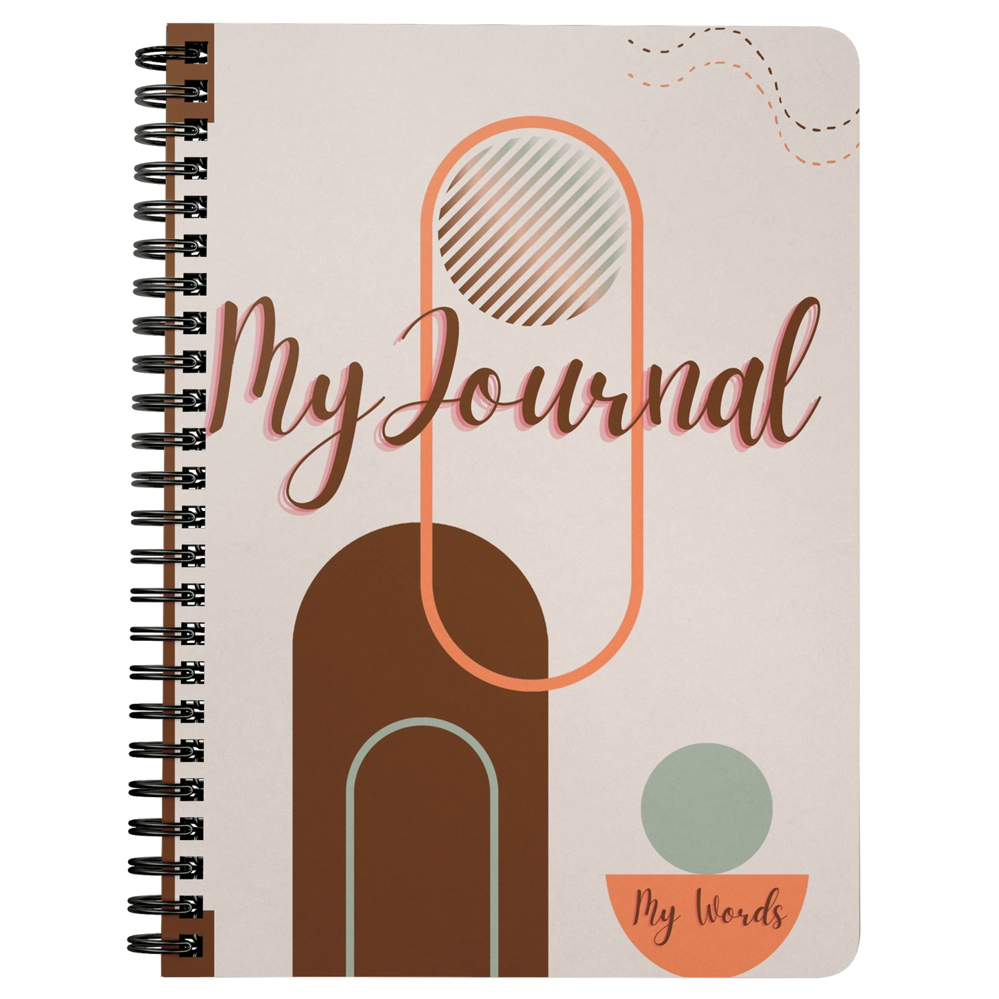 My Journal My Words Spiral Notebook
